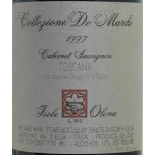 Isole e Olena 1997 Cabernet Collezione de Marchi