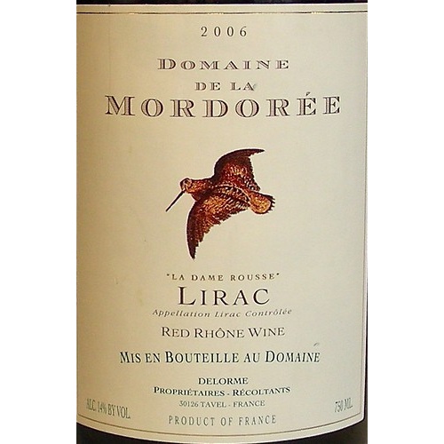 Domaine de la Mordorée "La Dame Rousse" Lirac 2010