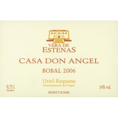 Casa Don Angel Bobal 2006