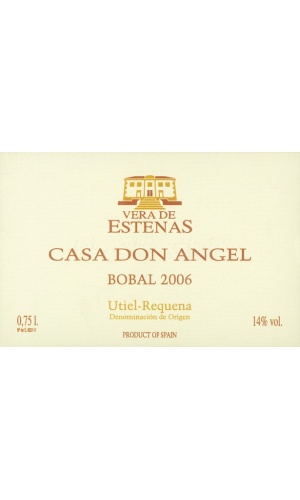 Casa Don Angel Bobal 2006