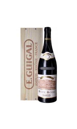 Guigal Côte-Rôtie La Mouline 2018 en caja de madera