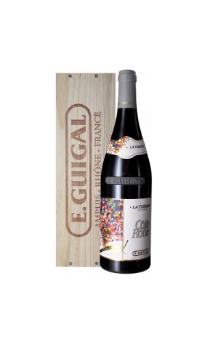 Guigal Côte-Rôtie La Turque 2018 en caja de madera